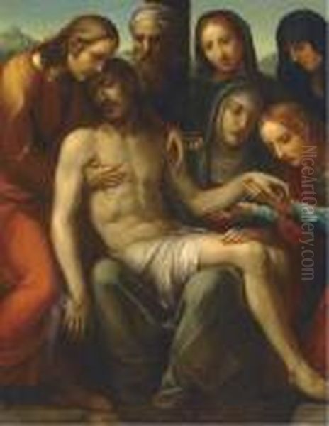 The Lamentation Oil Painting by Sodoma