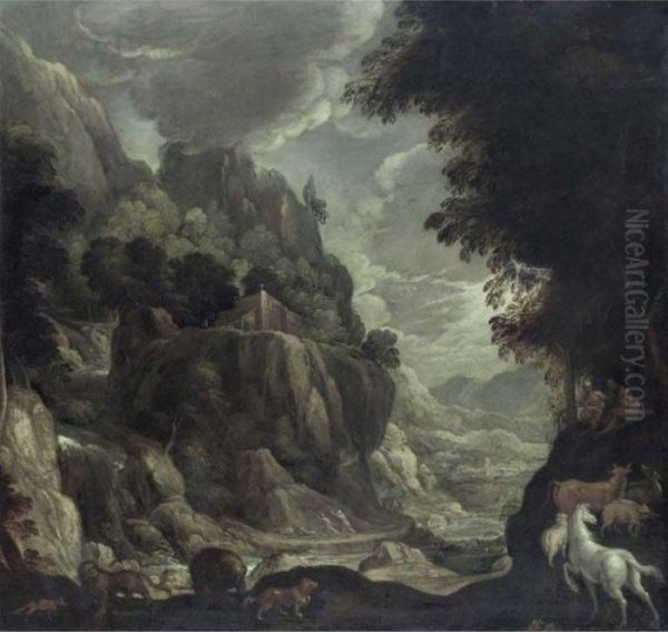 The Temptation Of Saint Anthony Oil Painting by Jan Soens