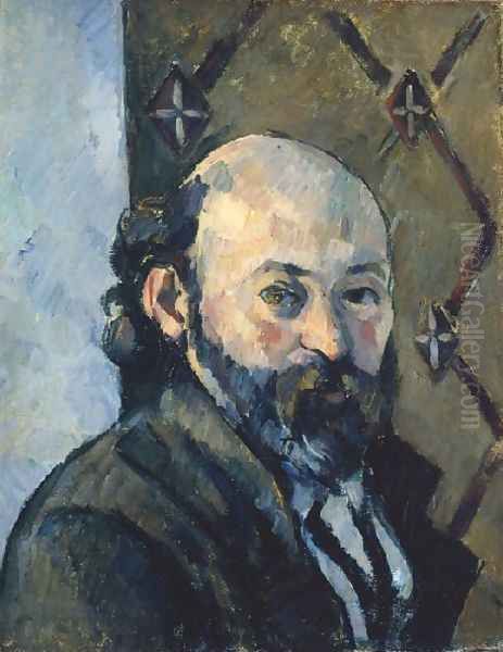 Copy After A Self Portrait By Cezanne Oil Painting by Roger Fry