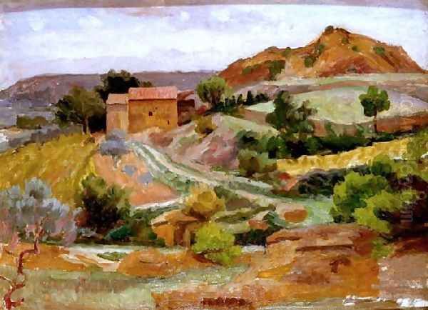 Beaumes Oil Painting by Roger Fry