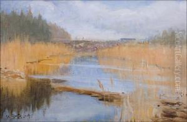 Kuulassyyspaiva. Oil Painting by Venny Soldan-Brofelt