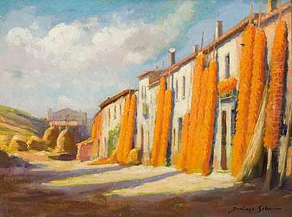 Casa Con Pajares Y Panochas by Domingo I Solergili