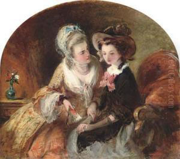 The Town And Country Belle Oil Painting by Abraham Solomon