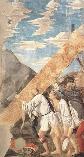 Burial of the Wood c. 1455 Oil Painting by Piero della Francesca