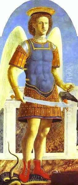 Archangel Michael Oil Painting by Piero della Francesca