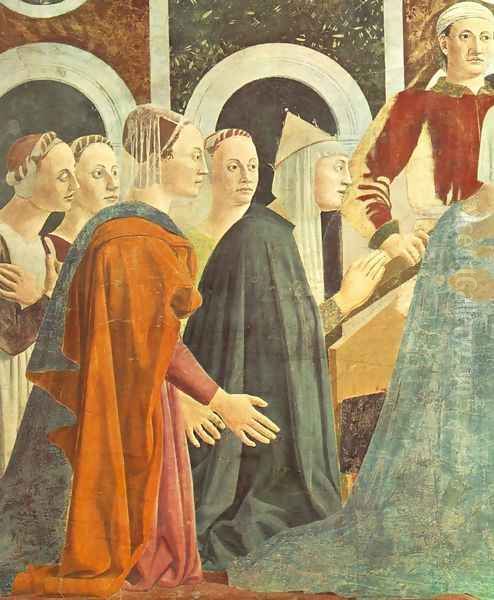 Proof of the True Cross (detail-1) c. 1460 Oil Painting by Piero della Francesca