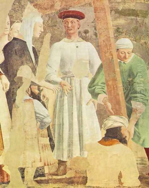 Discovery of the True Cross (detail-2) c. 1460 Oil Painting by Piero della Francesca