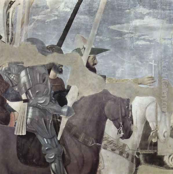 Battle between Constantine and Maxentius (detail) 1 Oil Painting by Piero della Francesca