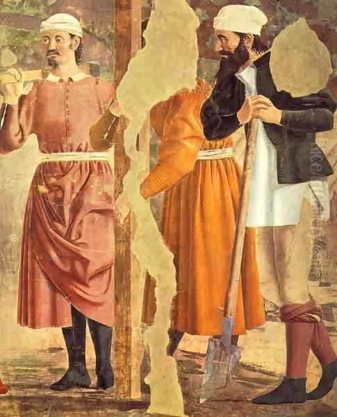 Discovery of the True Cross (detail-3) c. 1460 Oil Painting by Piero della Francesca