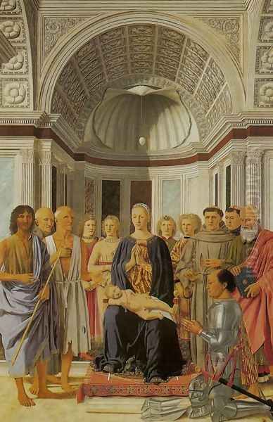 Montefeltro Altarpiece (Pala Montefeltro) Oil Painting by Piero della Francesca