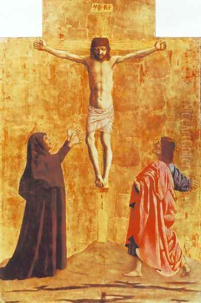 Crucifixion Oil Painting by Piero della Francesca