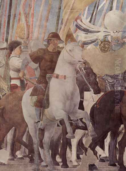 Battle between Constantine and Maxentius (detail) 2 Oil Painting by Piero della Francesca