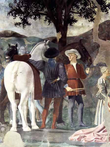 Adoration of the Wood (detail) 5 Oil Painting by Piero della Francesca