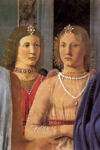 Montefeltro Altarpiece (detail) Oil Painting by Piero della Francesca