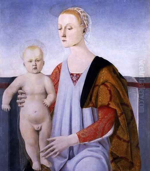 Virgin and Child 2 Oil Painting by Piero della Francesca