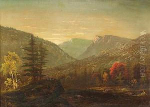 View Of The White Mountains Oil Painting by William Louis Sonntag