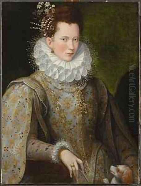 Portrait of a Lady Oil Painting by Lavinia Fontana