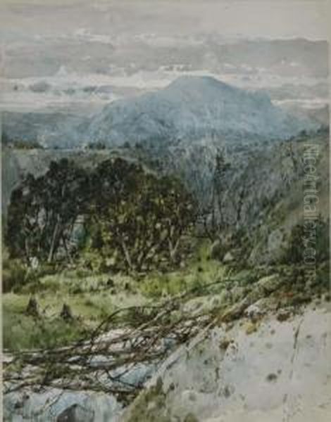 White Mountains Oil Painting by William Louis Sonntag