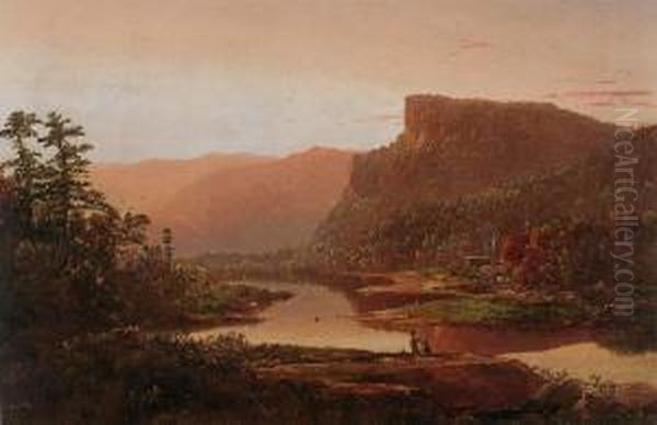 Autumn Landscape Oil Painting by William Louis Sonntag