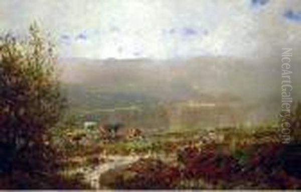 Ossipee Valley, Maine Oil Painting by William Louis Sonntag