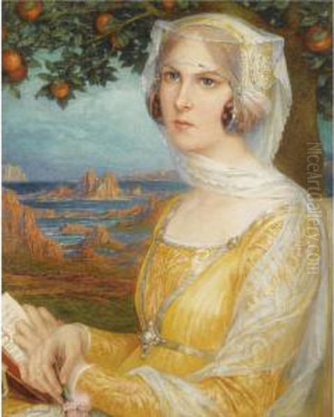 Reverie Oil Painting by Elisabeth Sonrel