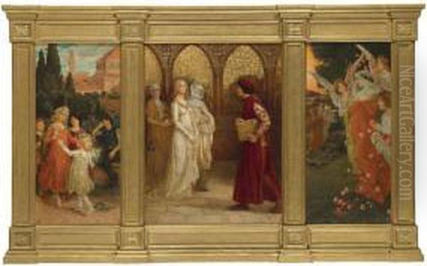 Scenes From Dante Alighieri's ?la Vita Nuova? by Elisabeth Sonrel