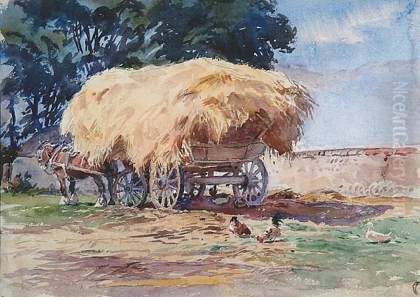 A Full Load Oil Painting by George Soper