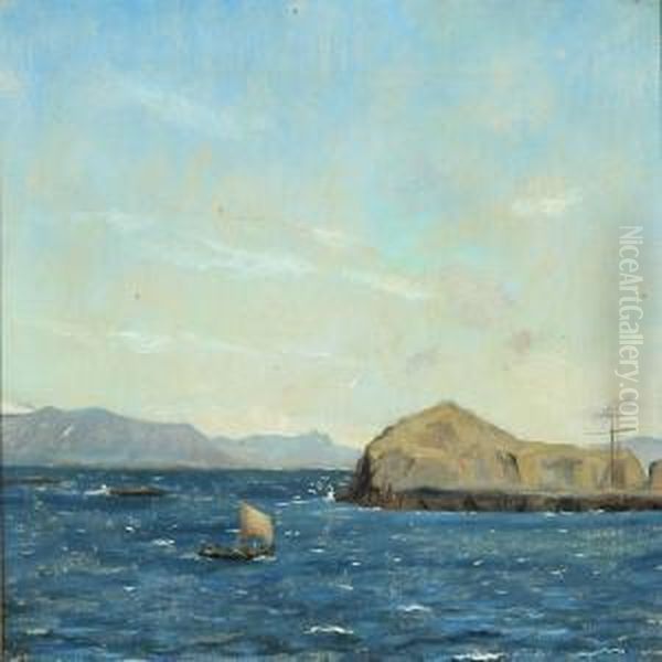 A Coast At Iceland Oil Painting by C. F. Sorensen