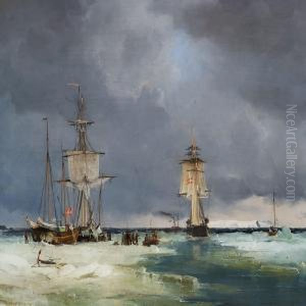 Valkyrien Oil Painting by C. F. Sorensen