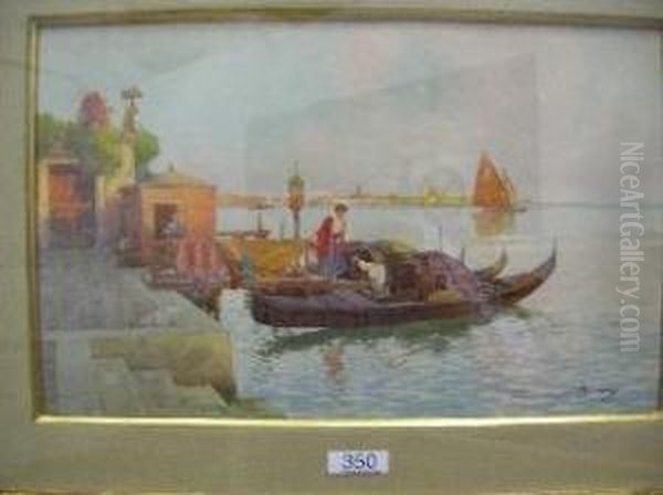 Venezia Oil Painting by Gian Luciano Sormani