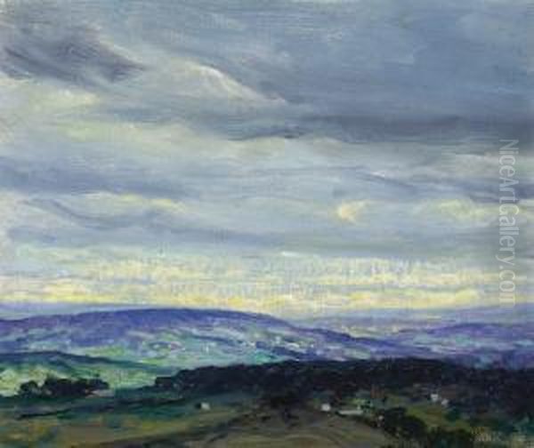 Cloud Study Oil Painting by George William Sotter