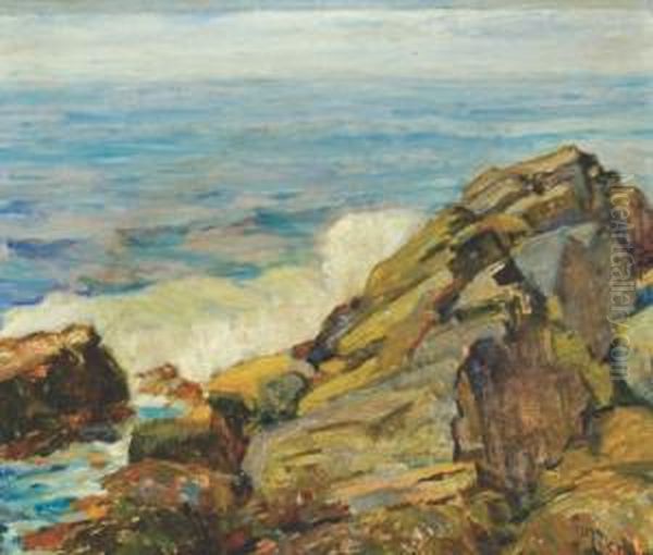 Crashing Waves by George William Sotter