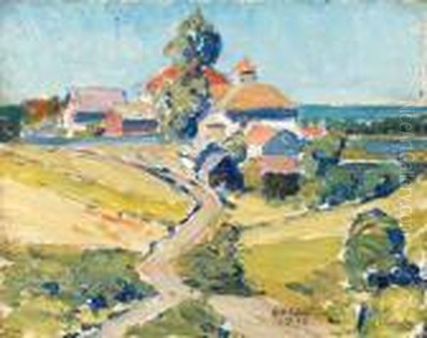 Road Leading To The Houses by George William Sotter