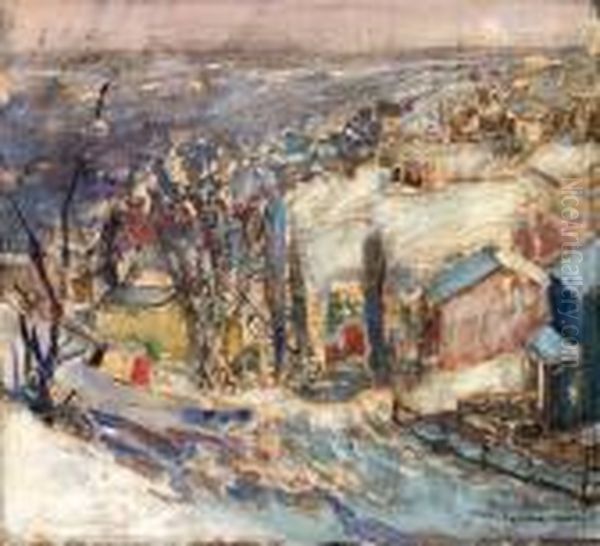 Study For Hillside, Pittsburgh by George William Sotter