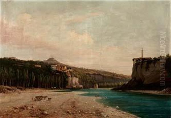 Paesaggio Oil Painting by Giovanni Sottocornola