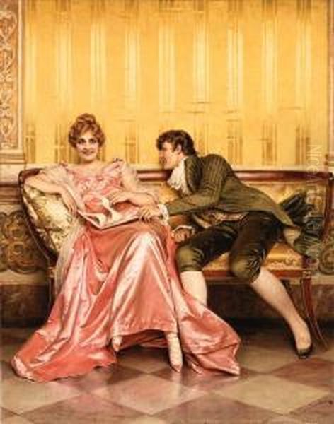 The Suitor Oil Painting by Charles Joseph Frederick Soulacroix