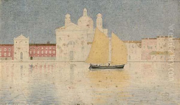 Santa Maria Della Presentazione, 'la Zitelle', Venice Oil Painting by Joseph Edward Southall