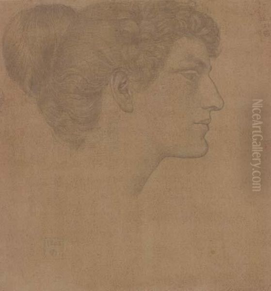 Study For 'sigismonda' Oil Painting by Joseph Edward Southall