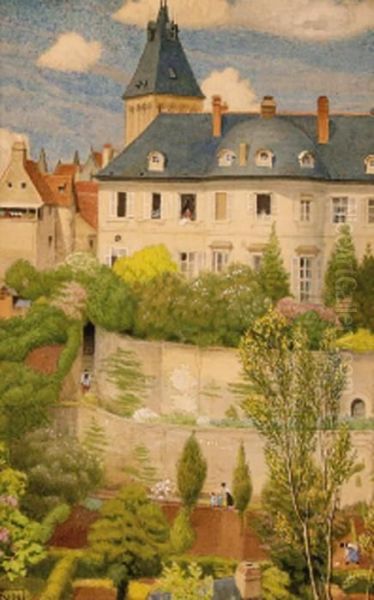 Falaise, Switzerland Oil Painting by Joseph Edward Southall