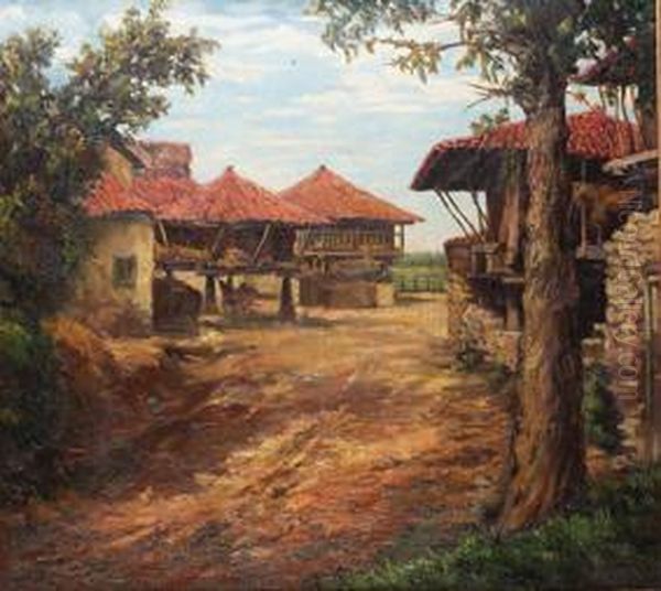 Galicia Oil Painting by Alfredo Souto Cuero