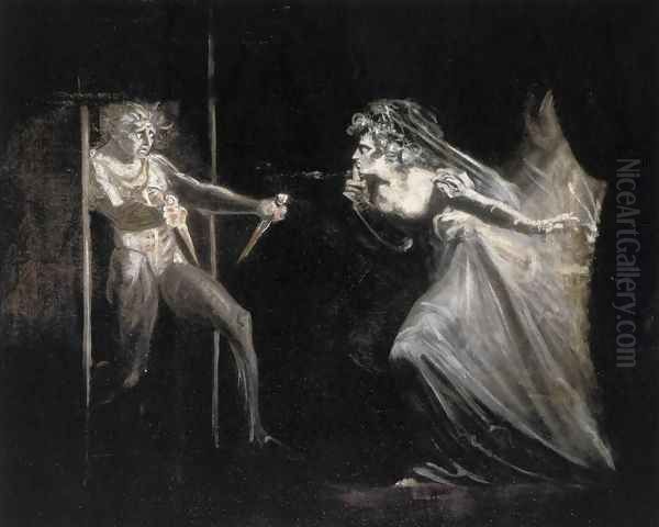 Lady Macbeth with the Daggers 1812 Oil Painting by Johann Henry Fuseli