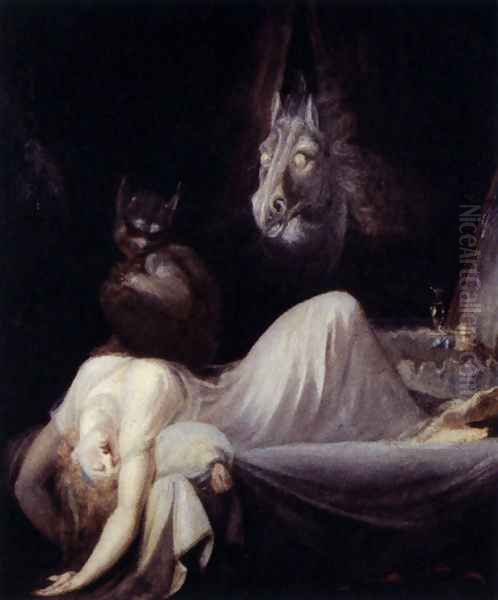 Nightmare (The Incubus) 1781-82 Oil Painting by Johann Henry Fuseli