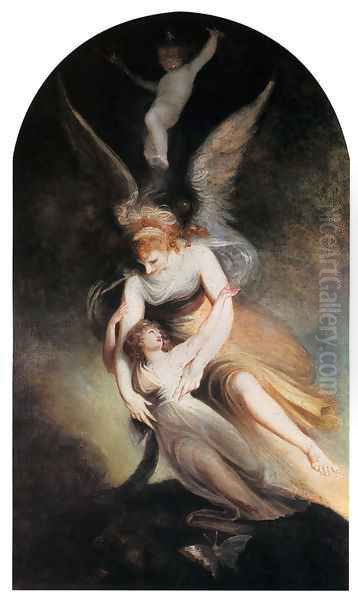 The Apotheosis Of Penelope Boothby Oil Painting by Johann Henry Fuseli