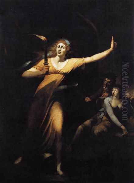 Lady Macbeth 1784 Oil Painting by Johann Henry Fuseli