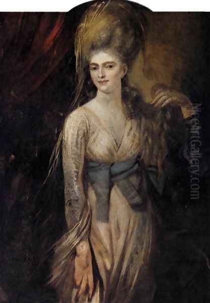 Portrait of a Young Woman Oil Painting by Johann Henry Fuseli