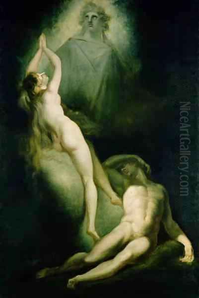 The Creation of Eve Oil Painting by Johann Henry Fuseli