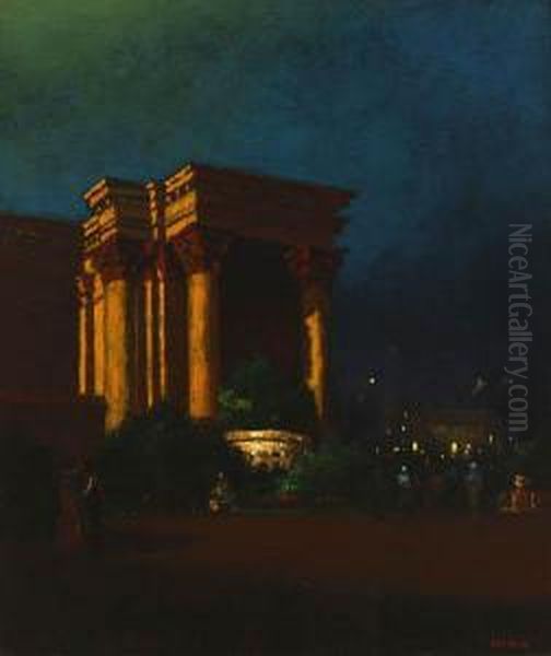 Colonnade Oil Painting by Will Speaks