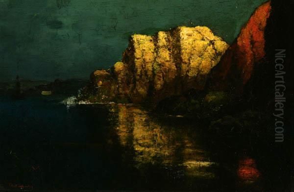 Evening - Monterey Coast Oil Painting by Will Speaks