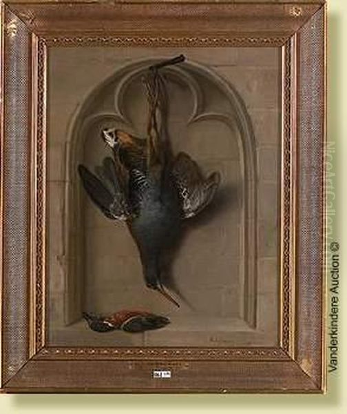 Trophee De Chasse Aux Oiseaux Oil Painting by Michel Joseph Speeckaert