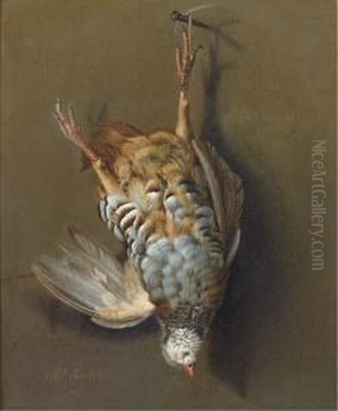 A Hunter's Prize Oil Painting by Michel Joseph Speeckaert